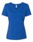 BELLA + CANVAS Women’s Jersey Slim Fit V-Neck Short Sleeve T-Shirt for Feminine Style & Custom Print Tee